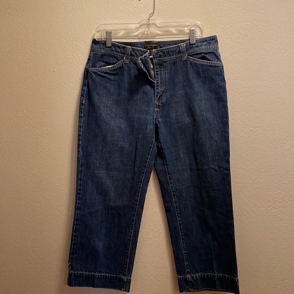 Eddie Bauer denim capris, size 12 tall